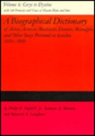 A Biographical Dictionary of Actors, Volume 4, Corye to Dynion pdf epub mobi 电子书 下载