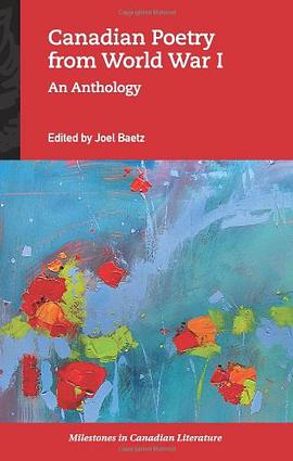 Canadian Poetry from World War I pdf epub mobi 电子书 下载