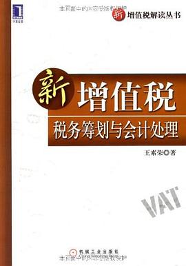 新增值税税务筹划与会计处理 pdf epub mobi 电子书 下载