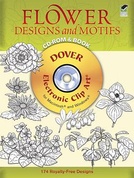 Flower Designs and Motifs CD-ROM and Book  花卉的设计与图形