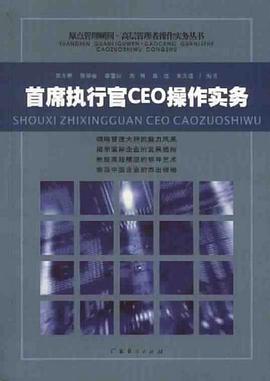 首席执行官CEO操作实务 pdf epub mobi 电子书 下载