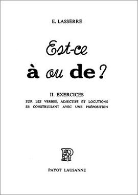 Est-ce à ou de 2 pdf epub mobi 電子書 下載