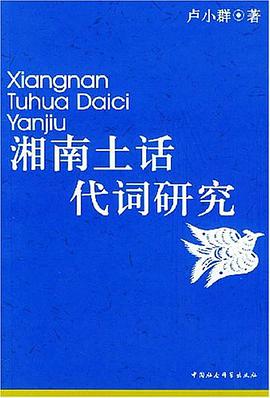 湘南土话代词研究 pdf epub mobi 电子书 下载