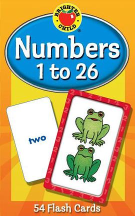Numbers 1 to 26 Flash Cards, Grades PK - 1
