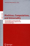 Machines, Computations, and Universality机器、计算与普遍性/会议文集 pdf epub mobi 电子书 下载