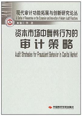 资本市场中舞弊行为的审计策略 pdf epub mobi 电子书 下载