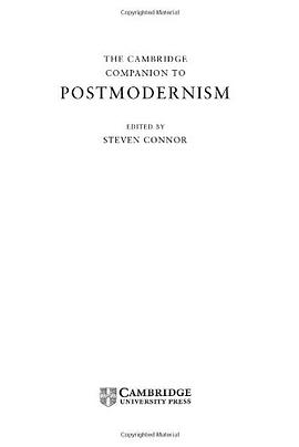 The Cambridge Companion to Postmodernism pdf epub mobi 电子书 下载