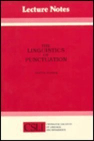 The Linguistics of Punctuation (Center for the Study of Language and Information - Lecture Notes) pdf epub mobi 电子书 下载