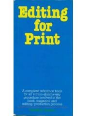 Editing for Print pdf epub mobi 电子书 下载