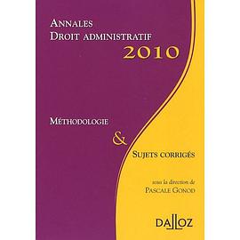 Annales droit administratif