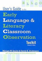 User's Guide to the Early Language & Literacy Classroom Observation pdf epub mobi 电子书 下载