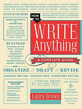 How to Write Anything: A Complete Guide pdf epub mobi 电子书 下载