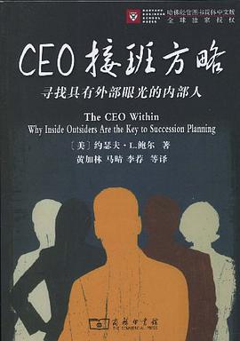 CEO接班方略 pdf epub mobi 电子书 下载