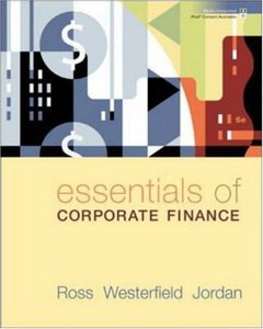 Essentials of Corporate Finance pdf epub mobi 电子书 下载