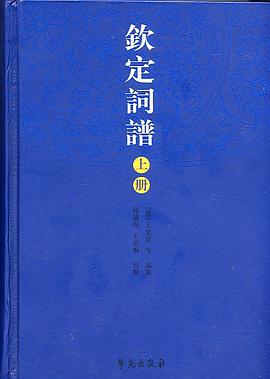 钦定词谱（上下） pdf epub mobi 电子书 下载