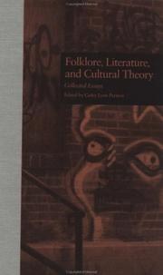 FOLKLORE LITERATURE AND CULTURAL THEORY. pdf epub mobi 電子書 下載