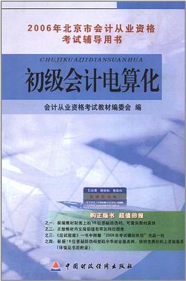 初级会计电算化 pdf epub mobi 下载