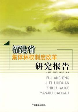 福建省集体林权制度改革研究报告 pdf epub mobi 电子书 下载