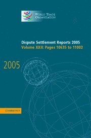 Dispute Settlement Reports 2005 2005 pdf epub mobi 电子书 下载