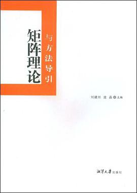 矩阵理论与方法导引 pdf epub mobi 电子书 下载