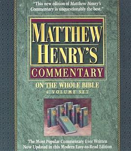Matthew Henry's Commentary on the Whole Bible pdf epub mobi 电子书 下载
