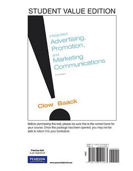 Integrated Advertising, Promotion and Marketing Communications, Student Value Edition (4th Edition) pdf epub mobi 电子书 下载