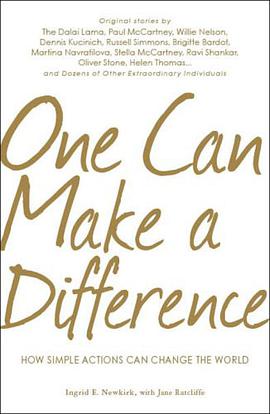 One Can Make a Difference pdf epub mobi 电子书 下载