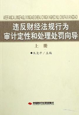 违反财经法规行为审计定性和处理处罚向导（上册） pdf epub mobi 电子书 下载