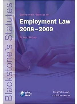 Blackstone's Statutes on Employment Law 2008-2009 pdf epub mobi 电子书 下载