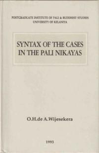 Syntax of the cases in the Pali Nikayas pdf epub mobi 电子书 下载