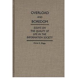 Overload and Boredom Essays on the Quality of Life in the Information Society pdf epub mobi 电子书 下载