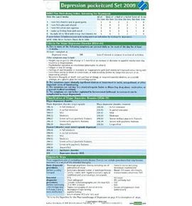 Depression Pocketcard Set 2009 pdf epub mobi 电子书 下载