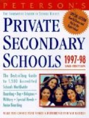 Petersons Private Secondary Schools 1997-98 Private Secondary Schools pdf epub mobi 电子书 下载