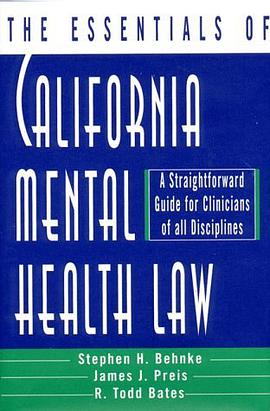 The Essentials of California Mental Health Law pdf epub mobi 电子书 下载