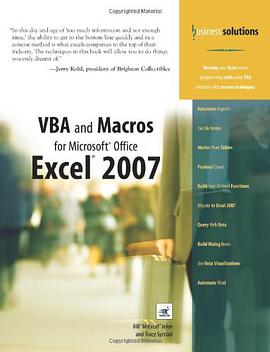 VBA and Macros for Microsoft Office Excel 2007 pdf epub mobi 下载