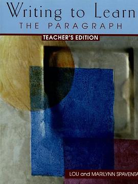 Writing to Learn, the Paragraph pdf epub mobi 电子书 下载