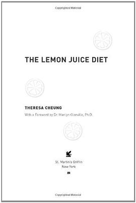 The Lemon Juice Diet pdf epub mobi 电子书 下载