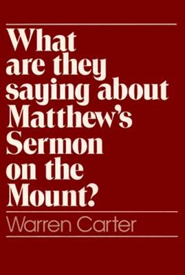 What Are They Saying About Matthew's Sermon on the Mount? pdf epub mobi 电子书 下载