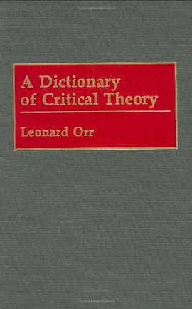A Dictionary of Critical Theory pdf epub mobi 电子书 下载