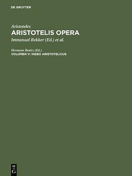 Index Aristotelicus pdf epub mobi 下载