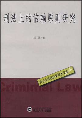 刑法上的信赖原则研究 pdf epub mobi 下载