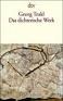 Georg Trakl: Das dichterische Werk pdf epub mobi 电子书 下载