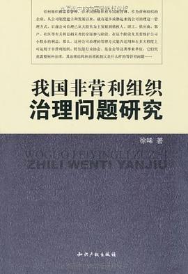 我国非营利组织治理问题研究 pdf epub mobi 电子书 下载