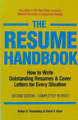 Resume Handbook How to Write Outstanding