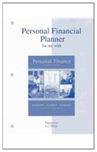 Personal Financial Planner to Accompany Personal Finance