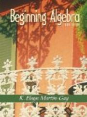 Beginning Algebra pdf epub mobi 电子书 下载