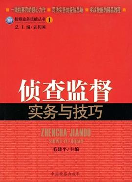 侦查监督实务与技巧 pdf epub mobi 电子书 下载