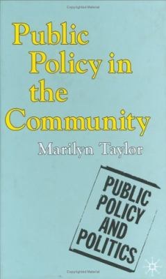 Public Policy in the Community pdf epub mobi 电子书 下载