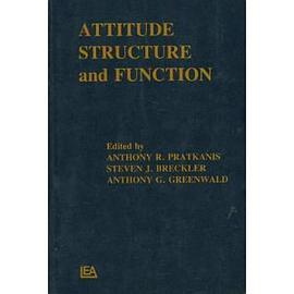 Attitude Structure and Function pdf epub mobi 电子书 下载