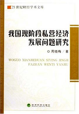 我国现阶段私营经济发展问题研究 pdf epub mobi 电子书 下载